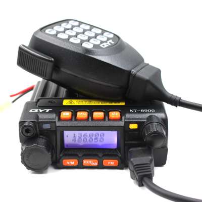 QYT KT-8900 Car Radio 200 Channels Long Range Communication Transceiver Walkie Talkie For Construction & Taxi Driver