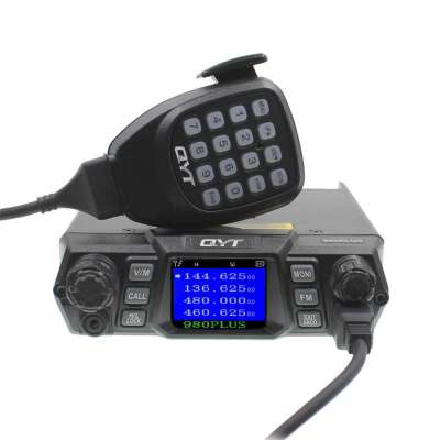 QYT KT-980 Plus Car Radio Transceiver Walkie Talkie Vehicle Mouted Two Way Radio For Taxi Car Company