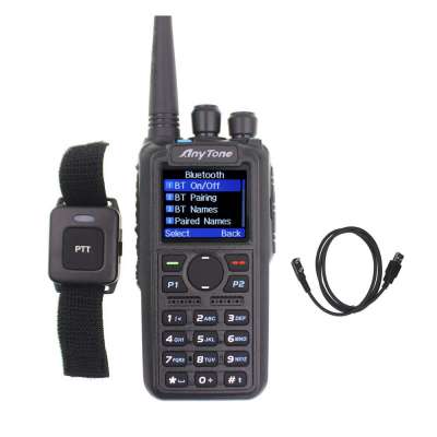 Luxury Digital DMR & Analog GPS APRS anytone AT-D878UV plus  +Build in BT dual band VHF/UHF Ham walkie talkie