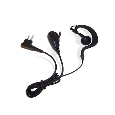 EG-ZX-M Walkie Talkie M plug PTT D-ring Ear Loop Earpiece