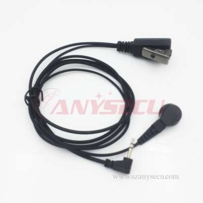 EG-T6200-M2 1Pin 2.5mm air tube headsets PTT MIC earpiece for portable transceiver T6200 T6220 T5720 T5728 C2107A handsfree