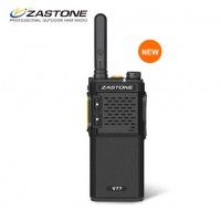 Zastone V77 Mini Walkie Talkie UHF 400-470MHz Black Two Way Radio Portable Walkie-Talkie Handheld Transceiver Radio