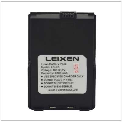 LEIXEN Battery DC12.6V 4000mAh Li-ion Battery Pack for LEIXEN NOTE 25W Portable FM Walkie Talkie