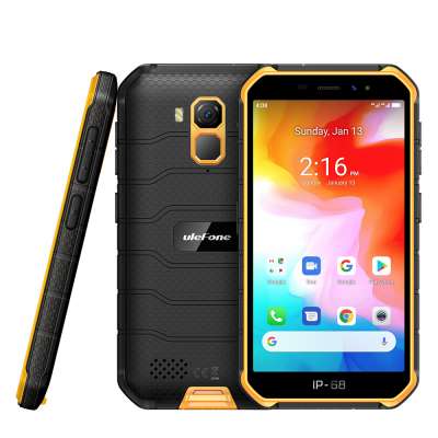 Global version Ulefone Armor X7 5.0 inch Android10 Rugged Waterproof Smartphone 2GB 16GB ip68 Quad-core NFC 4G LTE Mobile Phone