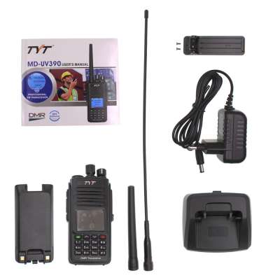 TYT MD-UV390   DMR   GPS Portable  IP67  Walkie Talkie Dual Band  PTT Transceiver Ham Amateur radio